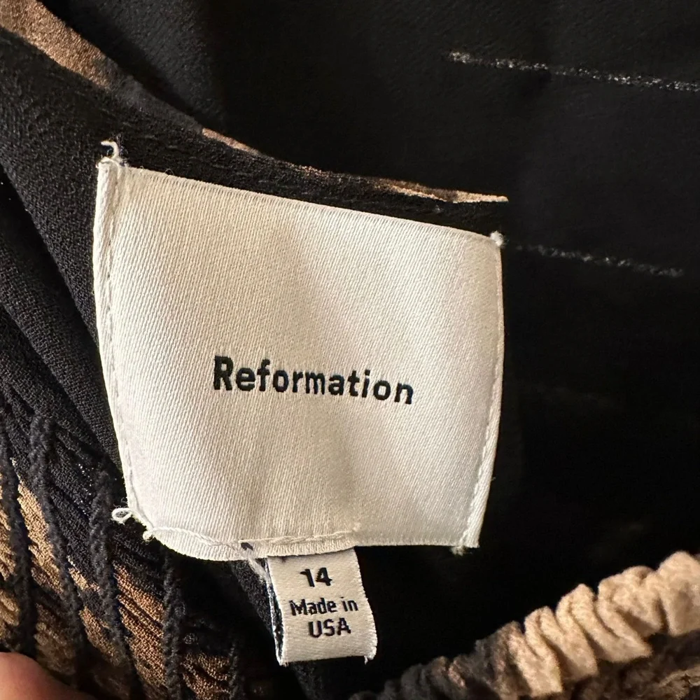 Reformation Irisa Maxi Sleveless Dress in Grand Dame size 14 - Picture 10 of 11